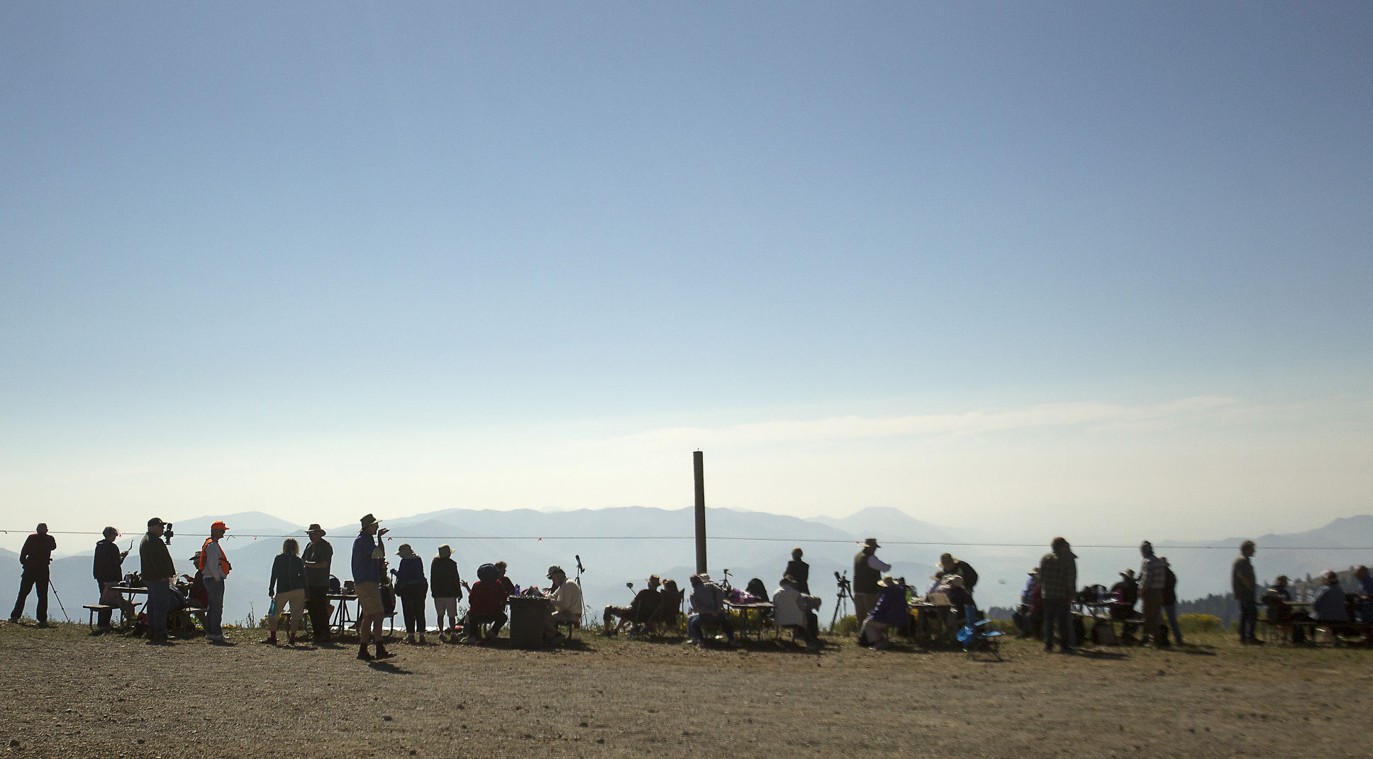 Solar eclipse draws spectators to Baldy
